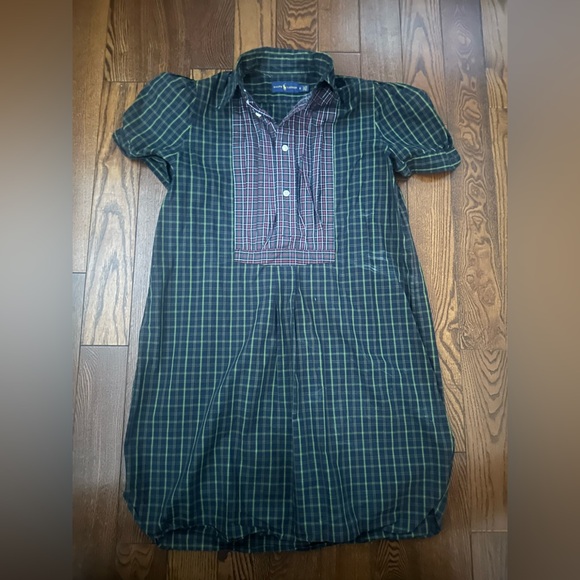 Ralph Lauren Dresses & Skirts - Ralph Lauren Plaid Dress in Green and Navy